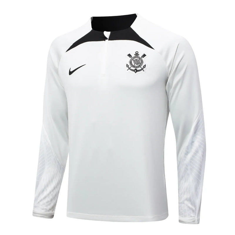 Conjunto Agasalho Treino Corinthians 24/25 - Branco